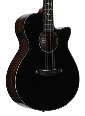 Ibanez AEG550 Acoustic Electric Guitar Black High Gloss
